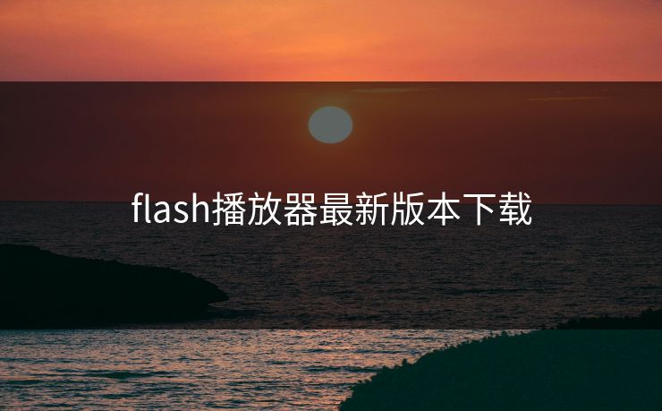 flash播放器最新版本下载